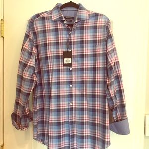 Men’s Medium Bugatchi classic fit dress shirt